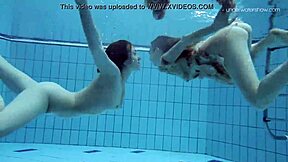 Anna Netrebko and Lada Poeschuk in a hot underwater lesbian scene