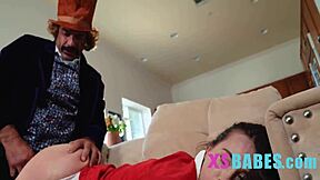 Slutty teen enjoys Willy Wonka’s special sex abilities