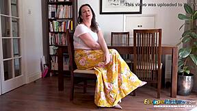 Mature ladies undress and pleasure themselves in this video