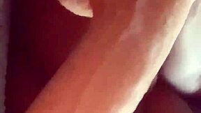 Beautiful and chubby girl masturbates and gets an internal cumshot