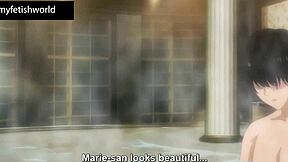 Relaxing in a mansion turns into a sensual feast