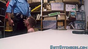 Gay teen gets a facial after rough anal sex in this reality cam show