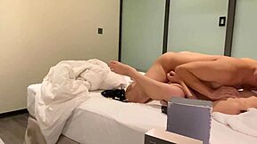 Perverted Japanese wife climaxing multiple times in personal shooting