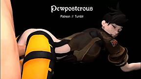 3D animated Overwatch porn with the best fucking scenes