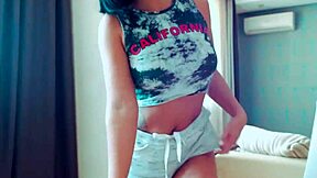 See hot Latina babe in action on cam