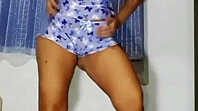 Big ass amateurs undressing and masturbating on camera