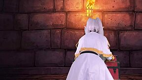 Cosplay whore, Elfa's sexy dress and cowgirl riding skills