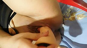 Big tits bouncing while getting fucked in the ass in a doggy style