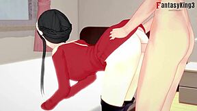 Yor Forger in uncensored hentai short with spy family