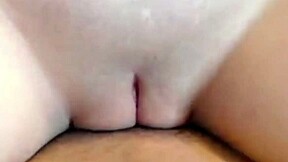 Hardcore cowgirl Asian babe gets a messy creampie