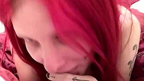Young and straight amateur tries out a blow job for the first time
