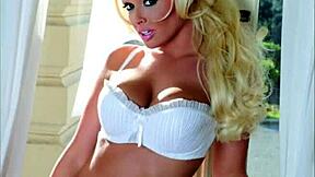 German celebrity Daniela Katzenberger in hot jerk off challenge