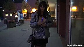 Public flashing with a hot wife for real sex scenes