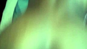 Cum in pussy with black skinny babe in doggy style