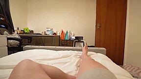 Step sister and step brother try out their desires in a homemade porn video