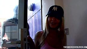 Sensi meets a Russian MILF in the park and gives her oral sex