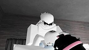 Roblox condo ghosts banging each other in wild cartoon action