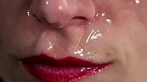 Old centerfold sucks and gets covered in hot cum