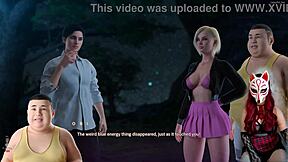 Animated porn with MILF and clit play, a post-apocalyptic treat