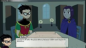 Raven’s date in 18th week of Teen Titans cartoons
