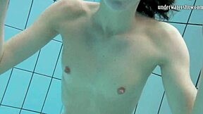 Gazel Podvodkova Strips Naked Underwater - Stunning Beauty!