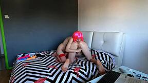 A sexy mistress gives a lesson on how to be a good boy in a femdom video