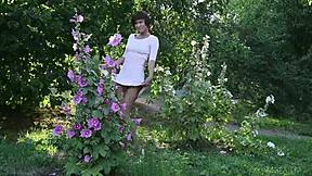 Suzanna's outdoor undressing in Metart special sex appeal