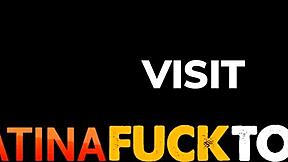 Big dick Latina amateur gets rough anal sex