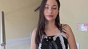 My House Cleaning Girl Strips Her Miniskirt, Fucks Me Hard, and Dreams of Being My Lover