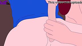 Gay cartoon porn with 2D characters engaging in blowjobs, masturbation, and fucking