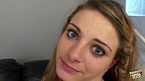 Dirty talking blonde gets rough anal sex while riding her partner's dick