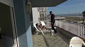 Bianka Blue, a Pascalssubsluts star, enjoys some anal sex on her master’s vacation