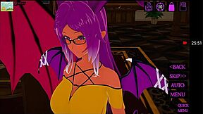 Damsels and MILFS with supernatural powers in an anime-style game