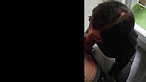 Slutty mom in law gets it hard in public