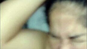 Cum on ass and tits after being slapped and having piss in the mouth and face BDSM