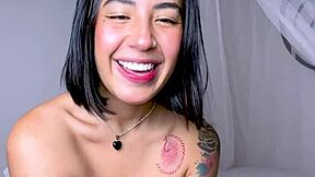Joi gives a foot massage with cum and moans with pleasure