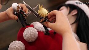 Tifa’s erotic dream: A 3D animated hentai featuring a hot blowjob and cumshot