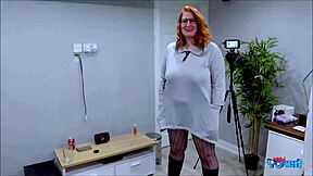 Beautiful BBW’s self-pleasure experience with a happy ending