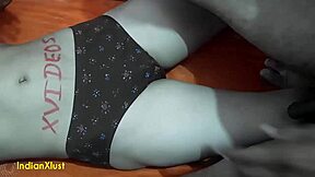 Hardcore sex with skinny girlfriend caught on hidden cam