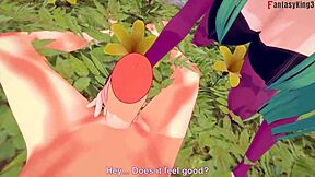 I’m obsessed with Morrigan’s hardcore Halloween sex in this 3D fantasy special on Sheer FantasyKing3.
