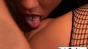Rachel and Rachel in a threesome adult scene