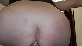 Big ass blonde gets her hole toyed and fucked