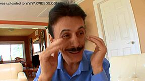 Old Indian husband watches wife fuck young stud