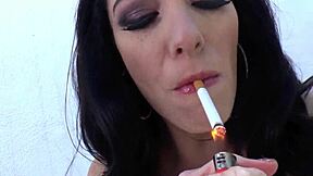 Beautiful mistress dominates with pleasure
