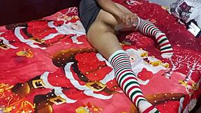 On Christmas day, a tasty Indian masturbation unfolds. She rebels in Latin lingerie for a steamy solo show.