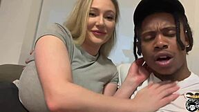 Beautiful Canadian woman with perfect body receives big black dick in her vagina (Pt 1)
