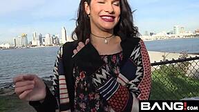 Eden Sin is a beautiful teenager who takes us to her favorite place for sex