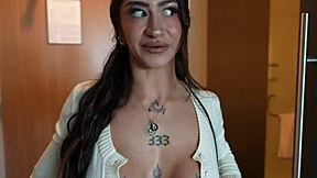 Accidentally fucked my big titty goth work crush Luna