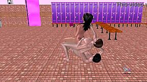 3D animated Tamil audio sex story: Chithiyudaum Athaiyin