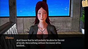 A walkthrough of the erotic visual novel My new family 212